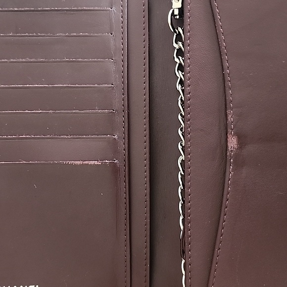 SOLD ☆Chanel Quilted Caviar Yen Wallet - Picture 7 of 9